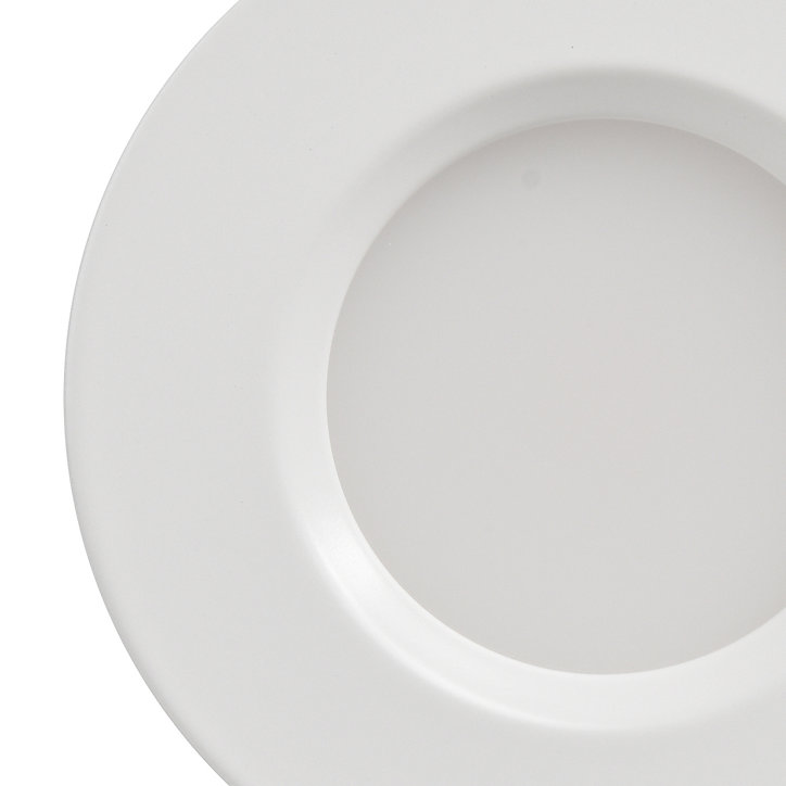 Spot encastrable Etana LED intégrée blanc chaud IP65 410lm 4.7W Ø8.5cmxH.3.1cm métal blanc GoodHome