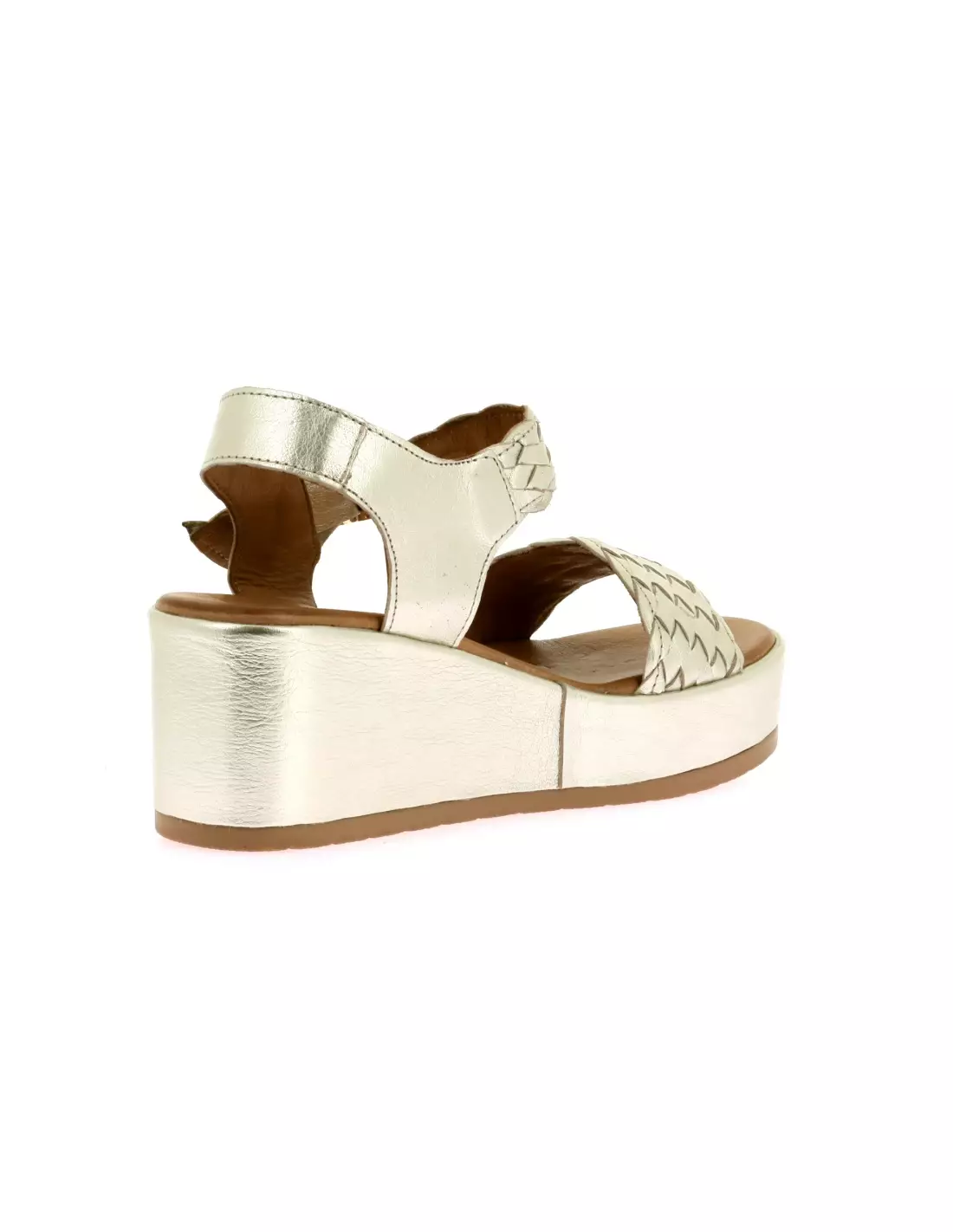 MAISON MANSA FACING - Sandales & nu-pieds Platine