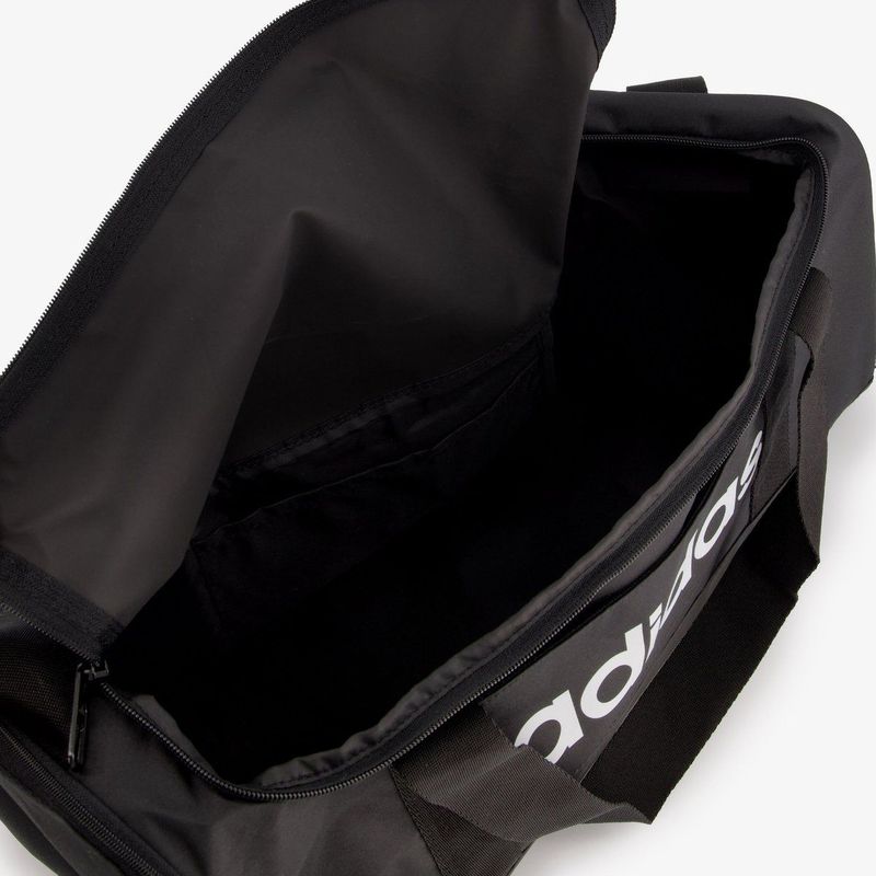 Adidas - Linear Small - Duffeltas - Zwart - 100% Polyester (Gerecycled)