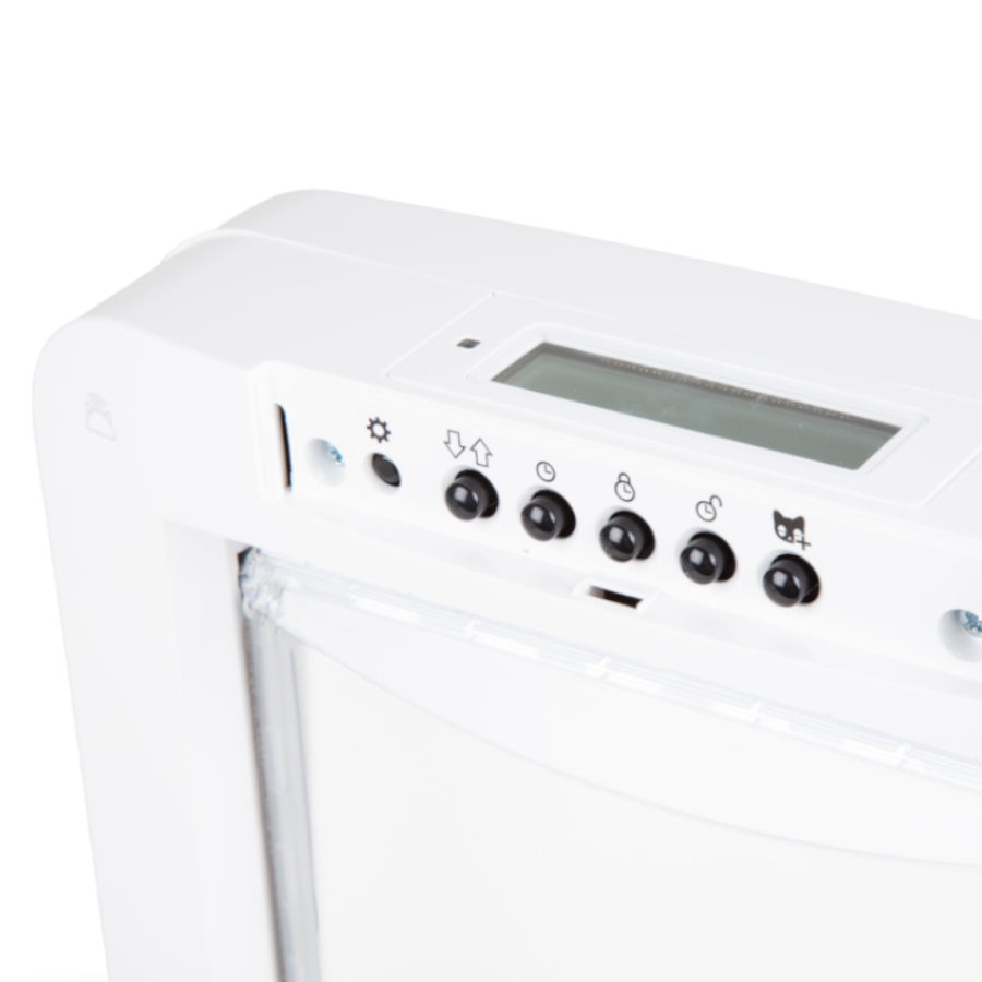 Porta automática Sure Petcare SureFlap branca com microchip