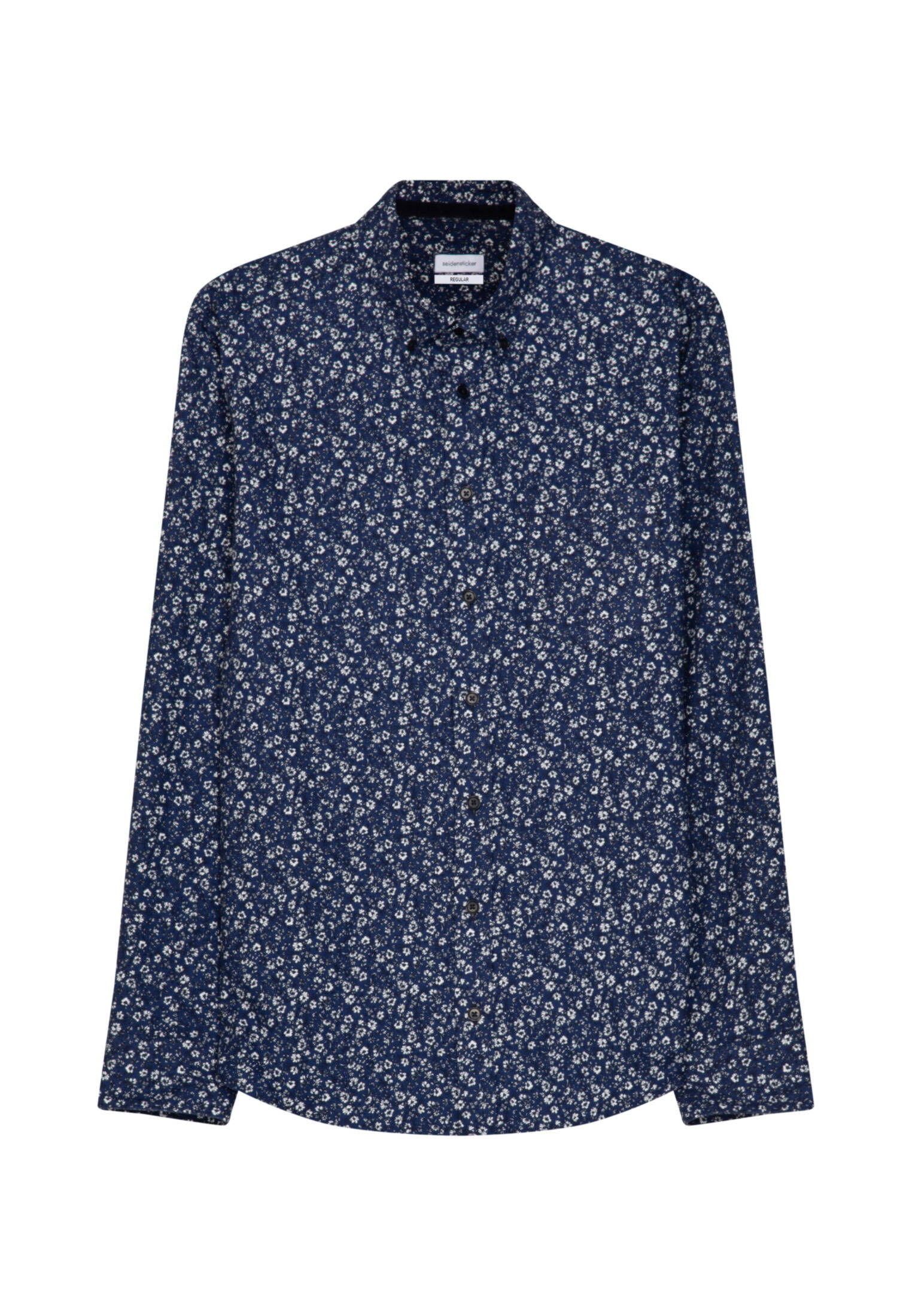 Seidensticker| Herren Casual Hemd Schwarze Rose