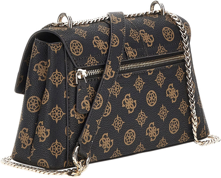 GUESS DORYS CONVERTIBLE XBODY FLAP Mocha logo