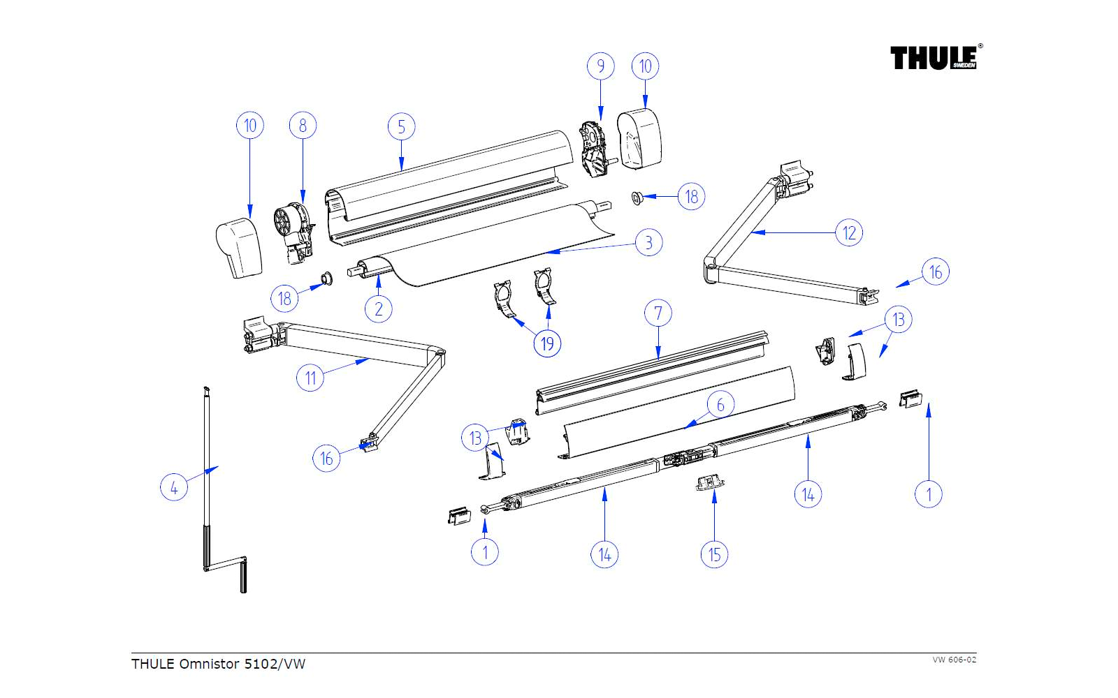 Thule Endplatte passend zu Omnistor 5102