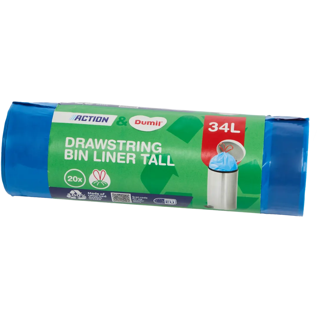 Dumil vuilniszakken 34 liter | 20 stuks