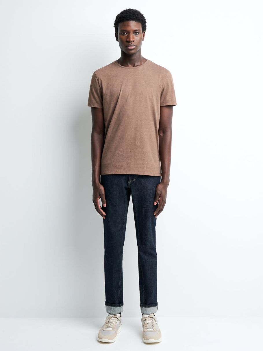 Tee-shirt en coton supima® uni