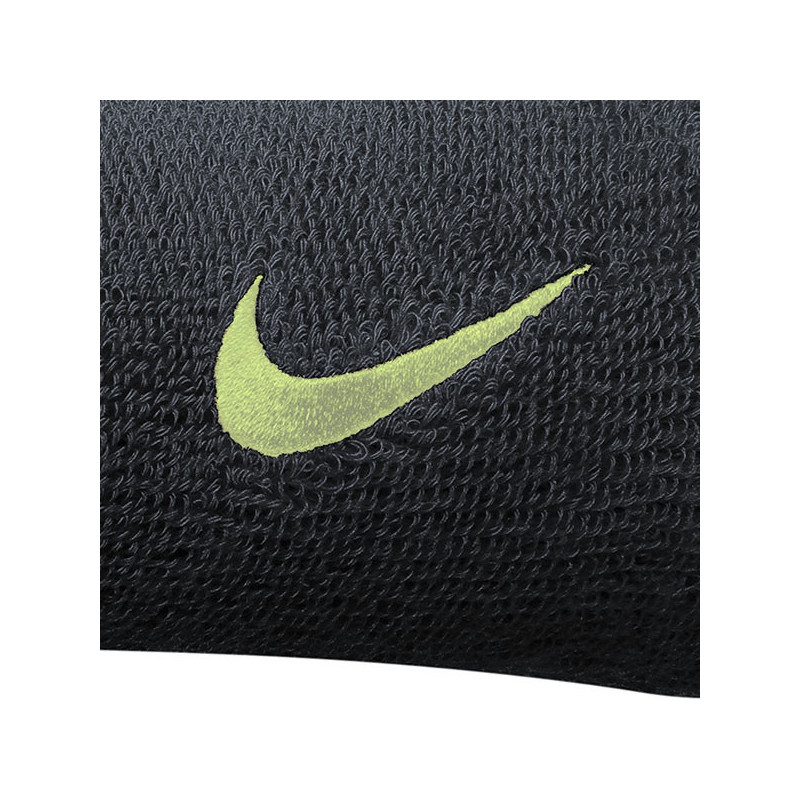 Poignets éponge Nike taille double noir