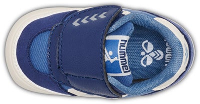 Hummel Stadil Low Crib Infant Sneakers, Blue Horizon