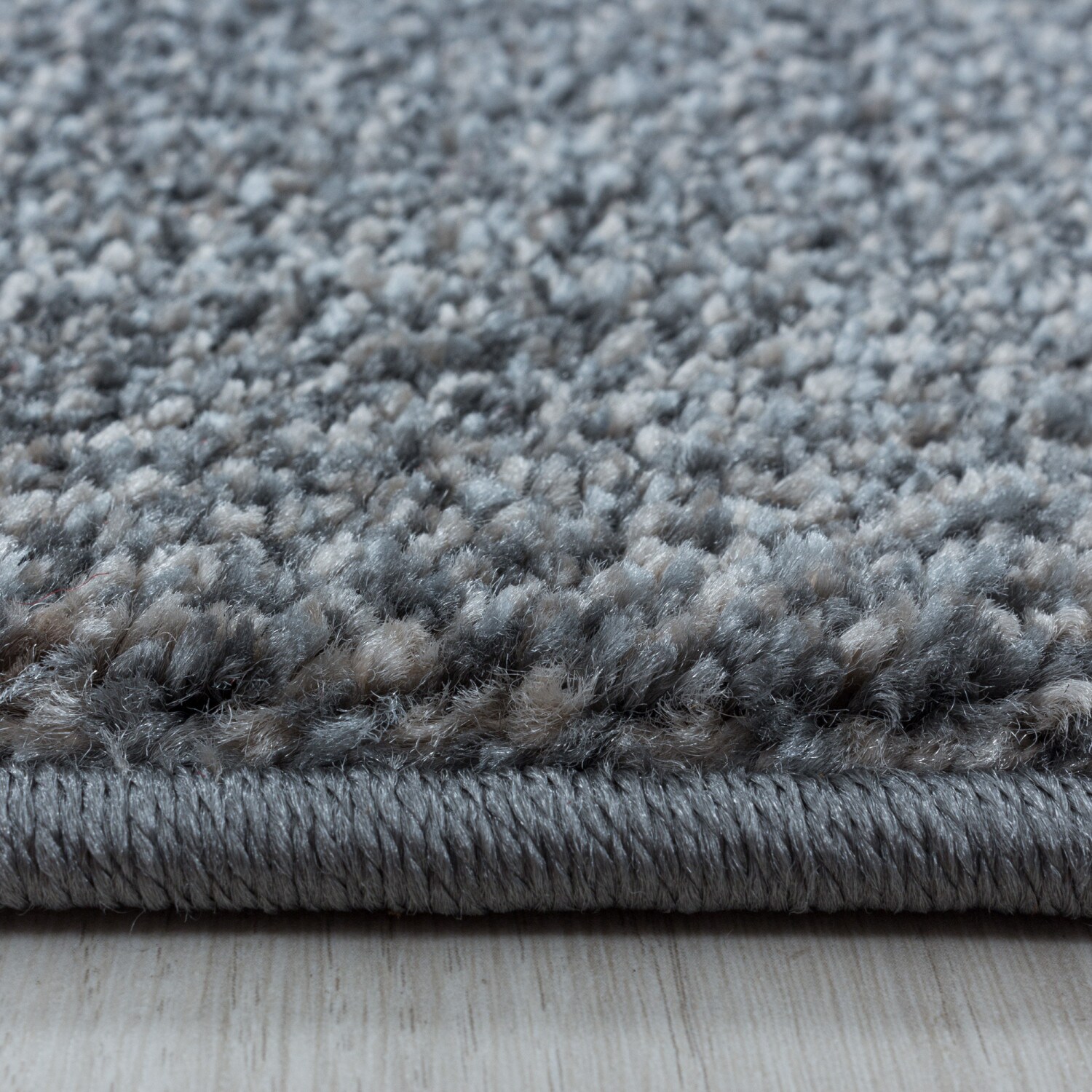 Designer Kurzflor Teppich modern design Wohnzimmer meliert kariert Höhe 10 mm