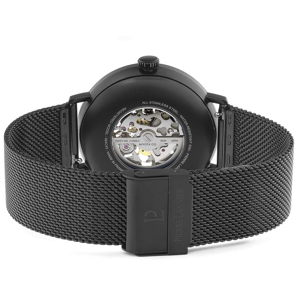 Montre Pierre Lannier Gaius Noir