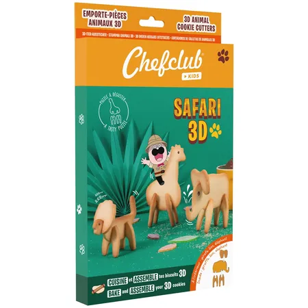 Chefclub Keksausstecher Safari Kekse 3D