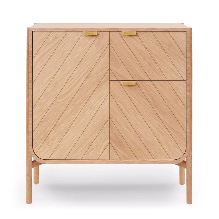 Hartô - Marius Kommode L 120 cm, Walnuss natur