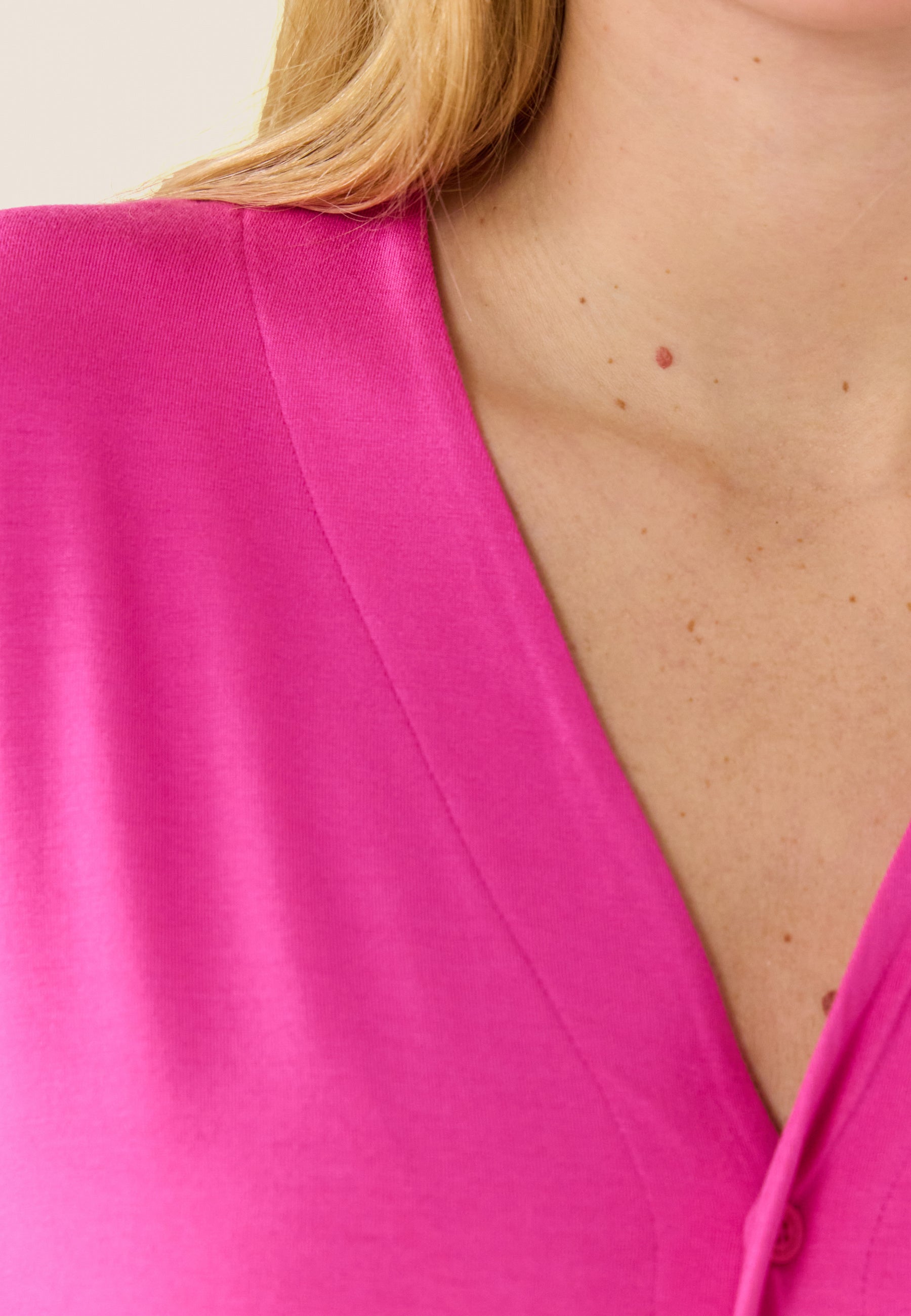 Chemise en viscose-Azelle Rose Violet