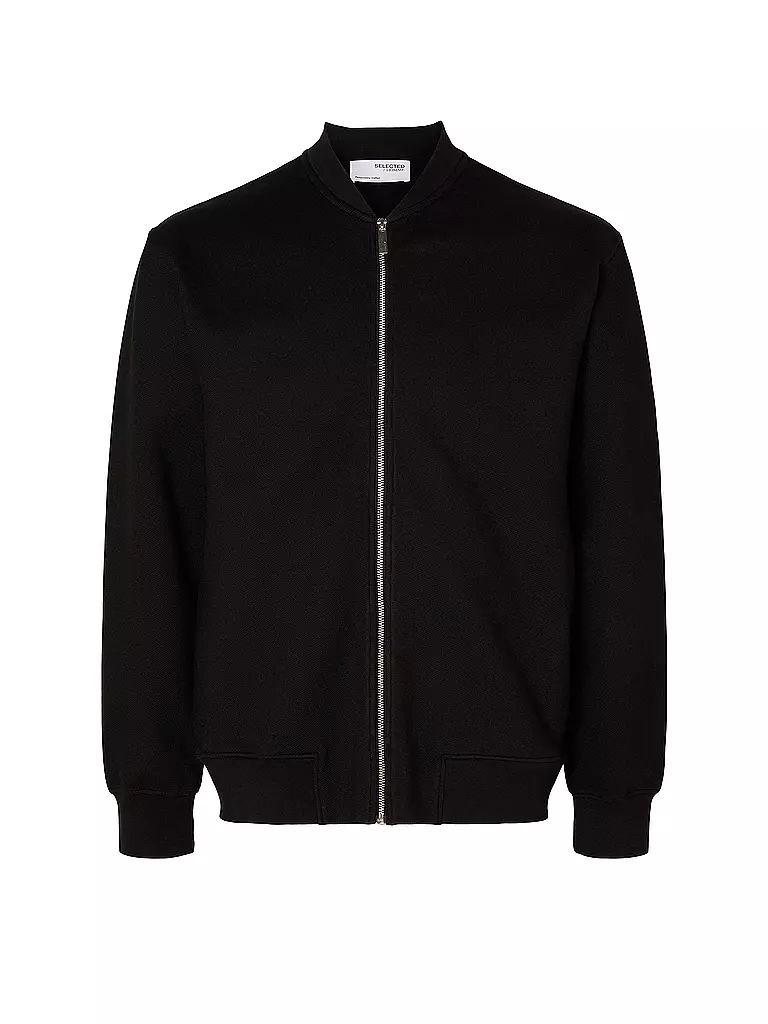 SELECTED Sweatjacke SLHMACK schwarz