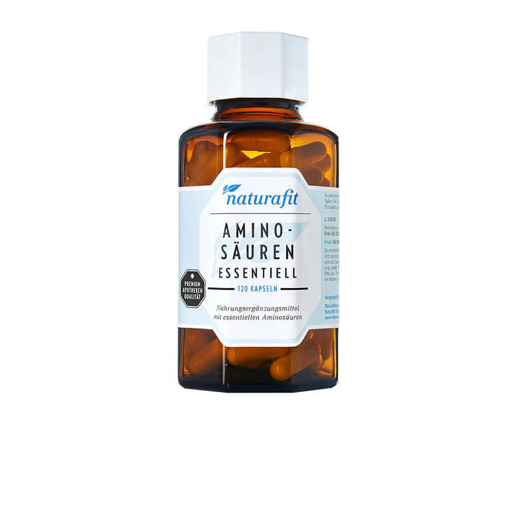 Naturafit Aminosäuren essentiell Kapseln, 120 St