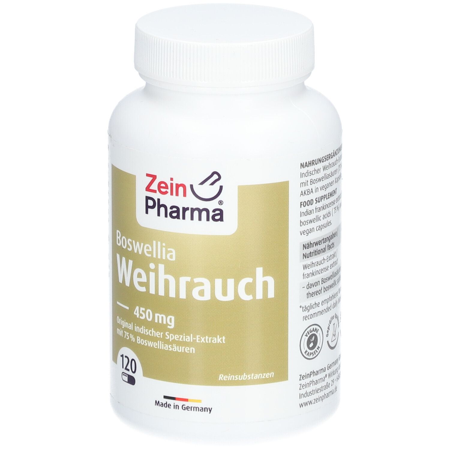 ZeinPharma® Weihrauch Kapseln 450 mg