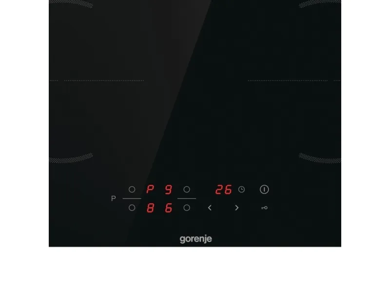 Gorenje GI6401BSCE - Induktions kogeplade - 4 plader - Niche - bredde: 56 cm - dybde: 49 cm - sort
