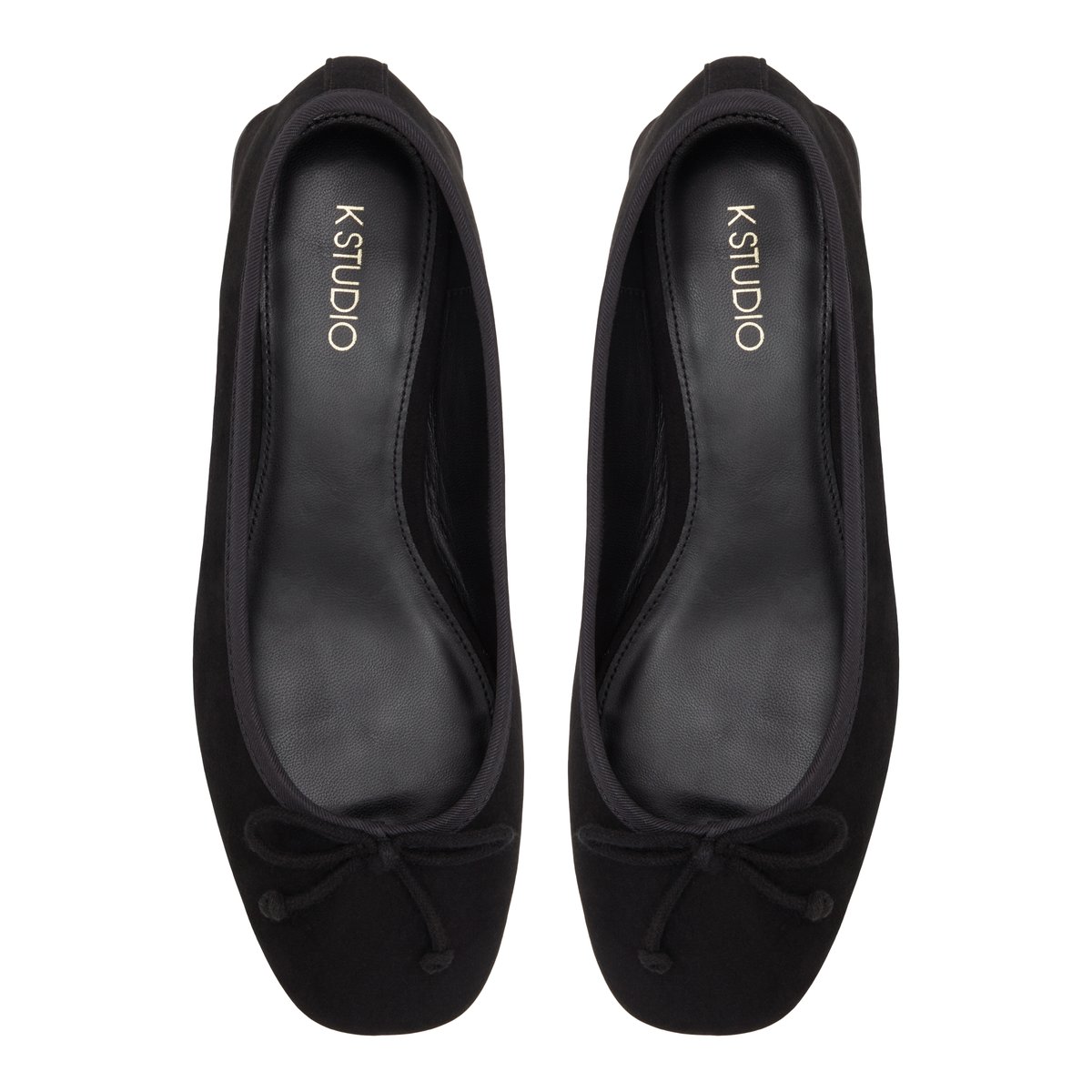 K STUDIO-Priratlan-Ballerine - Talon Bloc - Noir