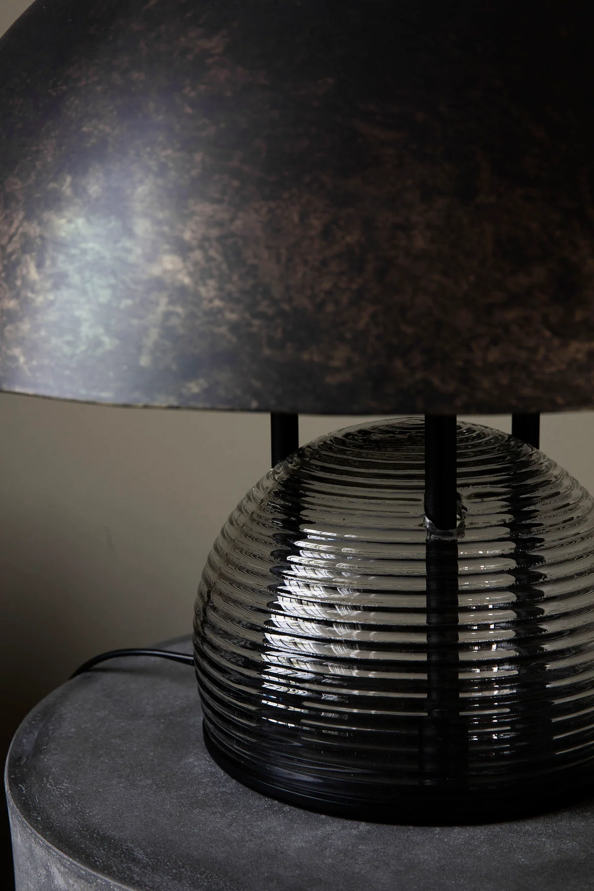 House Doctor  Bordlampe, Umbra, Antik brun