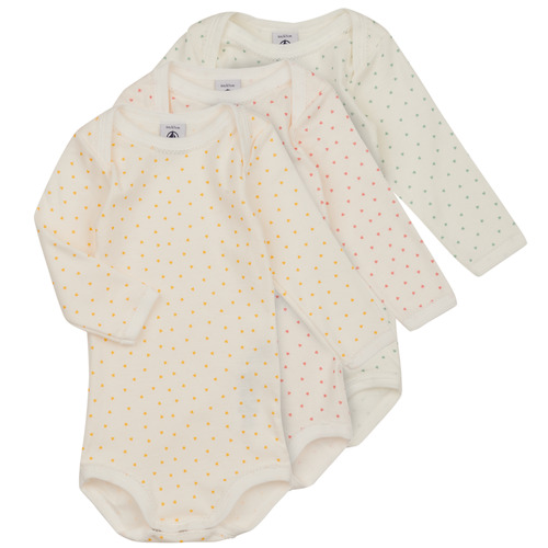 Petit Bateau - BODY US ML CUR DE BEURRE PACK X3 - Blanc