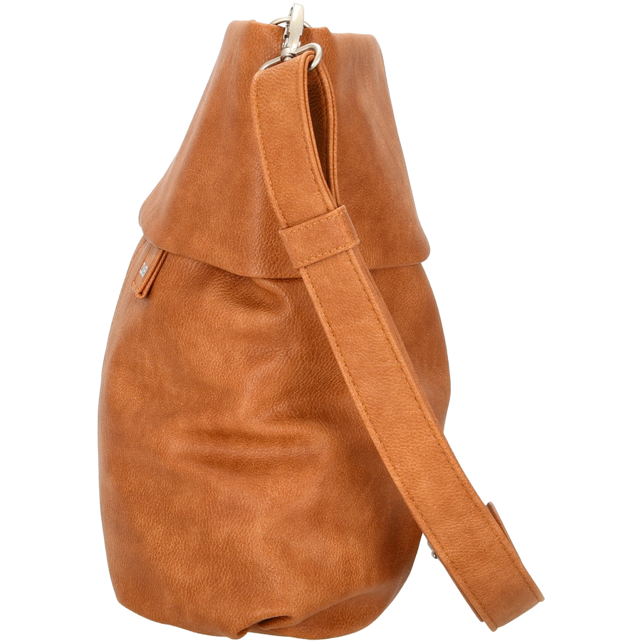 zwei Mademoiselle M12 - Schultertasche 32 cm nubuk-stone