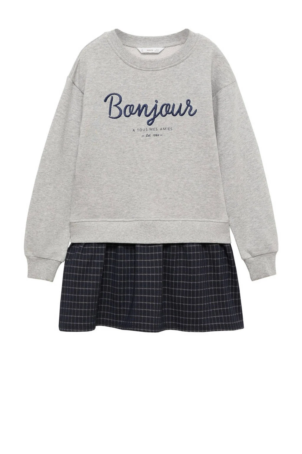 Mango Kids jurk middengrijs