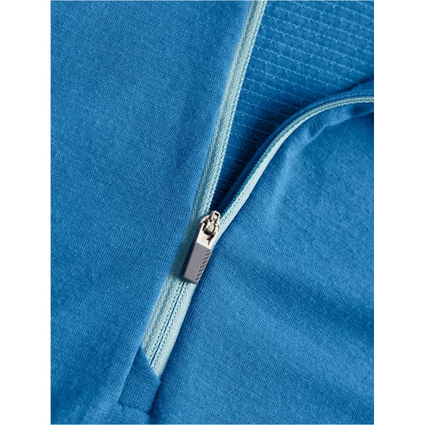 T-shirt randonnée ICEBREAKER M 150 ZONE LS HALF ZIP AZUL/HAZE