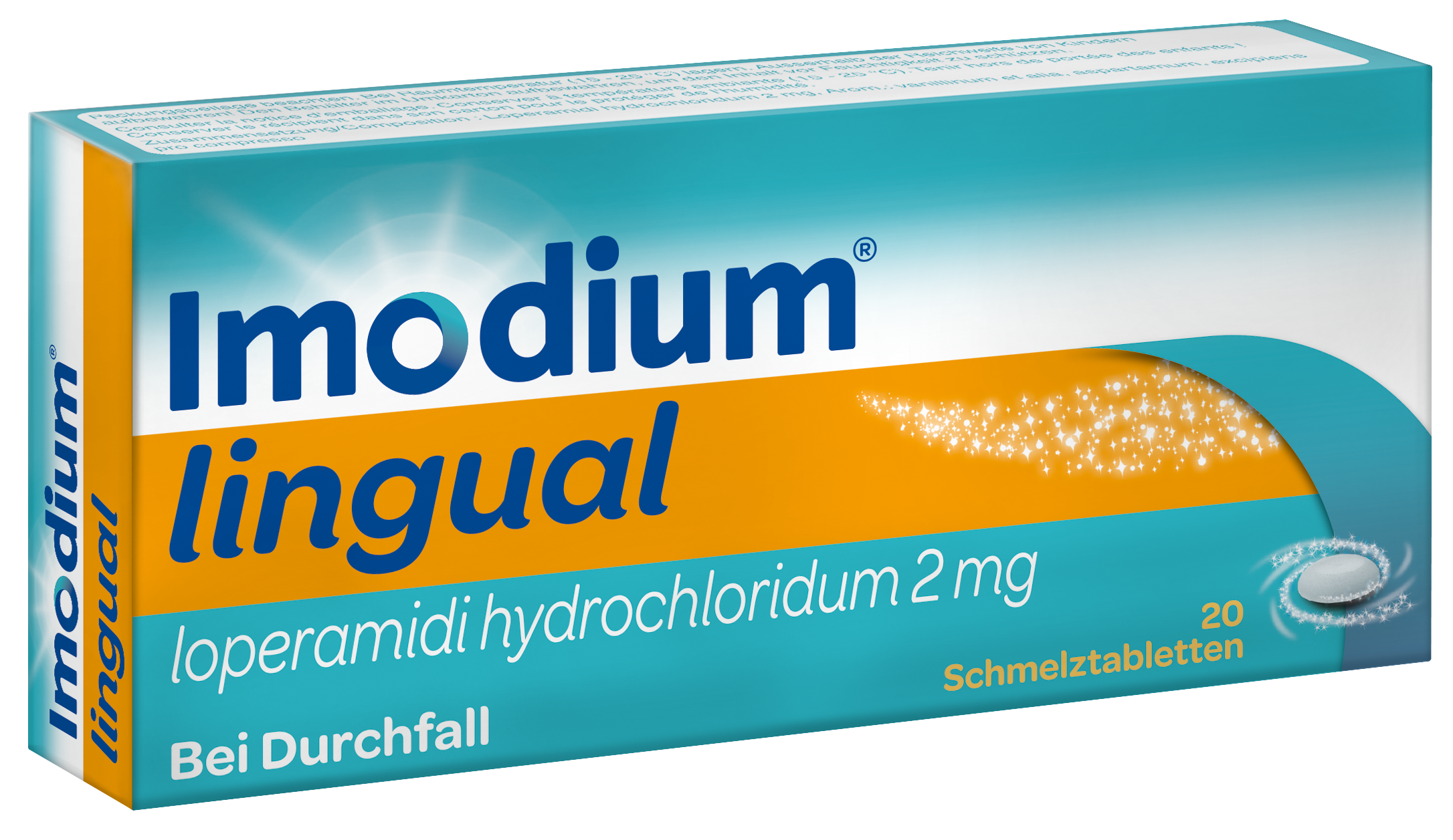 IMODIUM lingual Schmelztabl 2 mg Blist 20 Stk
