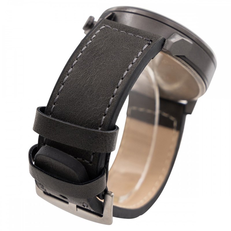 Montre Homme CHTIME bracelet Cuir Gris
