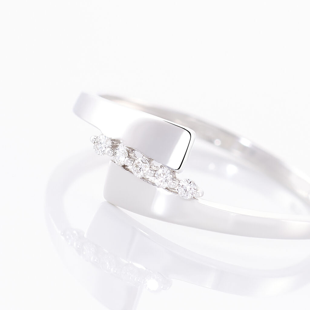Bague Abbie Or Blanc Diamant