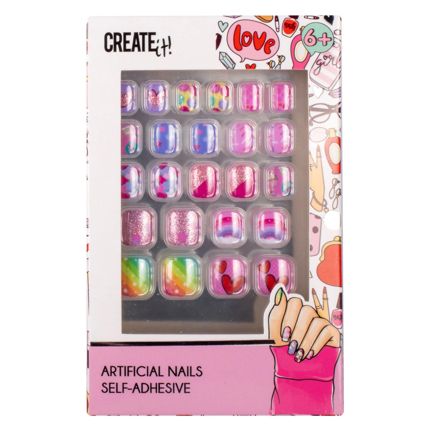 Create it! Beauty Kunstnagels Zelfklevend