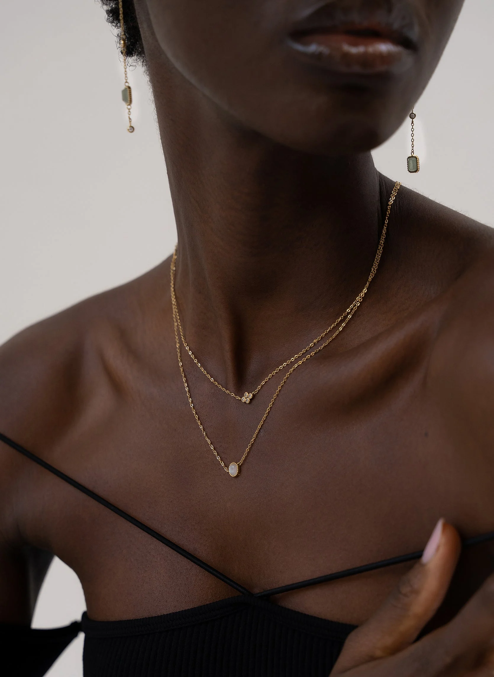 ATHENA - Collier chaîne athena | Blanc