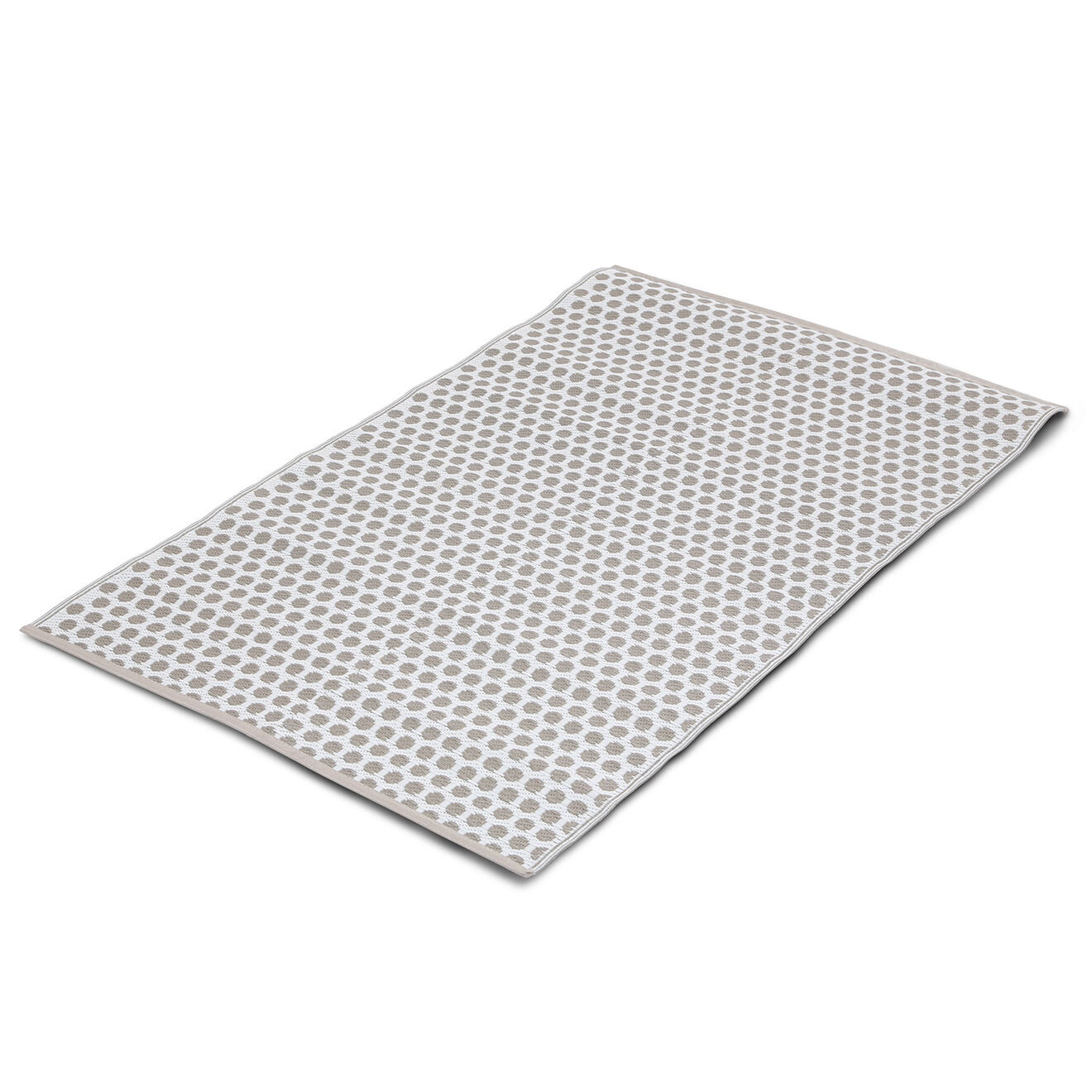 Pratik Garden Tapis extérieur manila blanc/beige - 120x180 cm