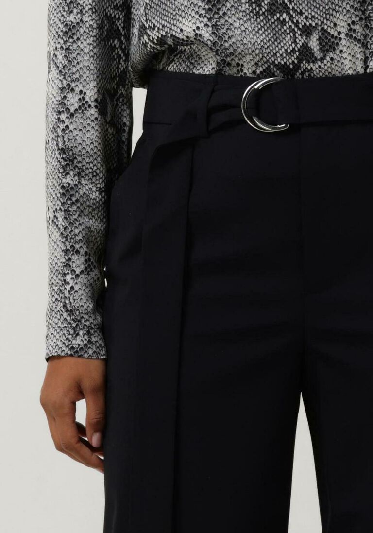 VANILIA donkerblauwe vanilia pantalon wool blend pant