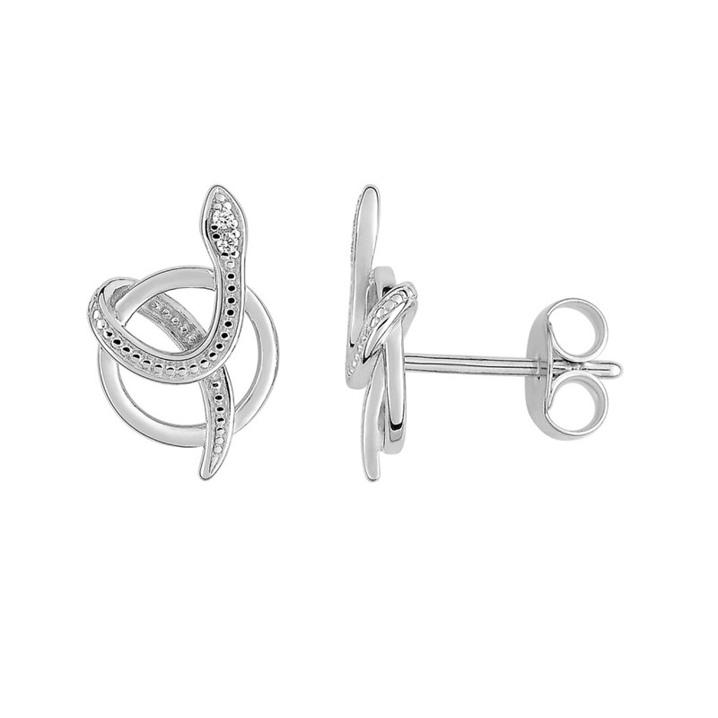 Boucles d'oreilles Femme - Oxyde de zirconium - Argent 925