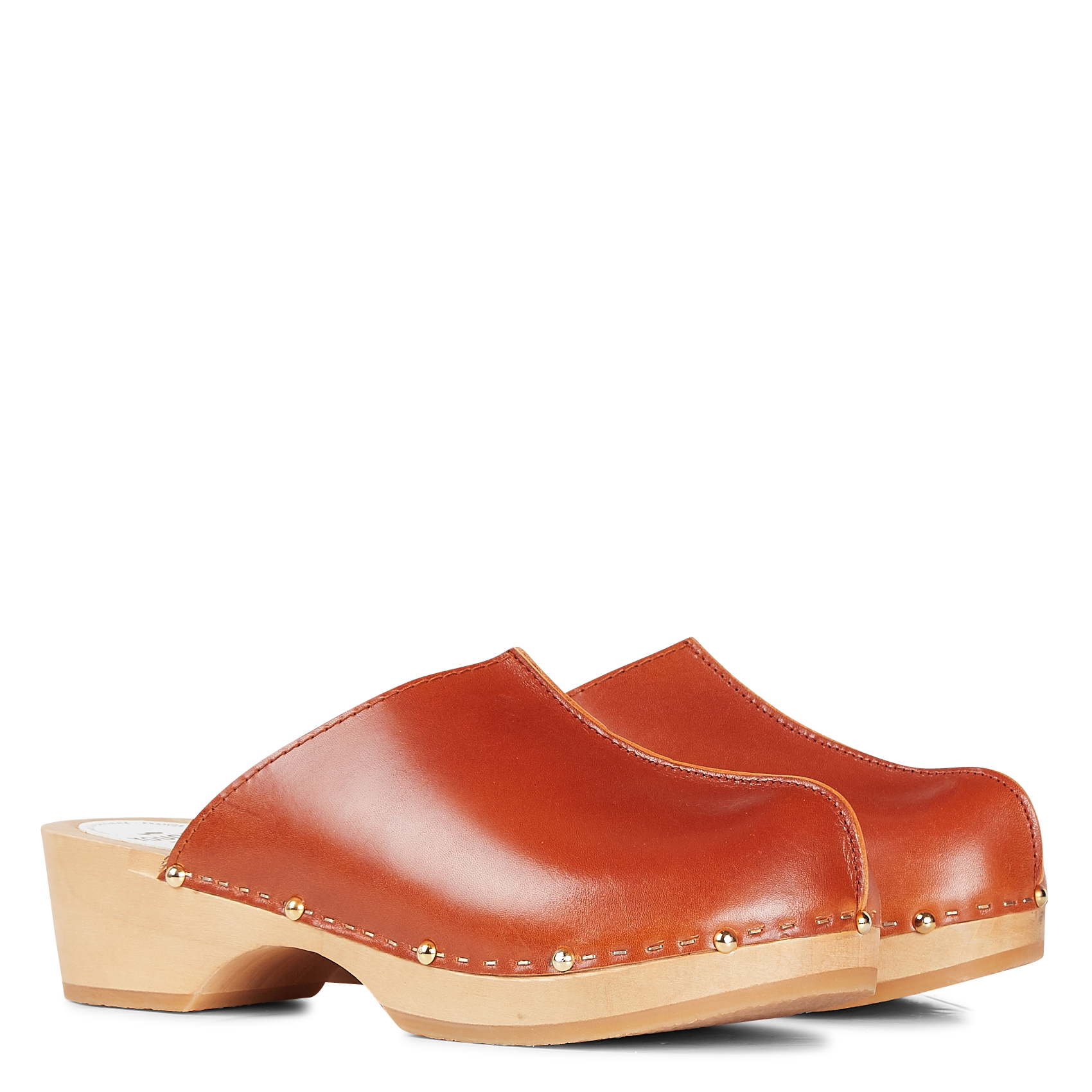 YSSA - Sabots en cuir | Marron