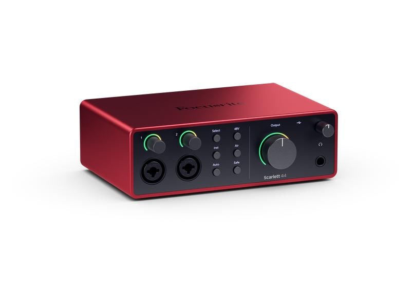 Focusrite Audio Interface Scarlett 4i4 – 4th Generation Audio-Interface für Musiker, überarbeitet für all Ihre Instrumente