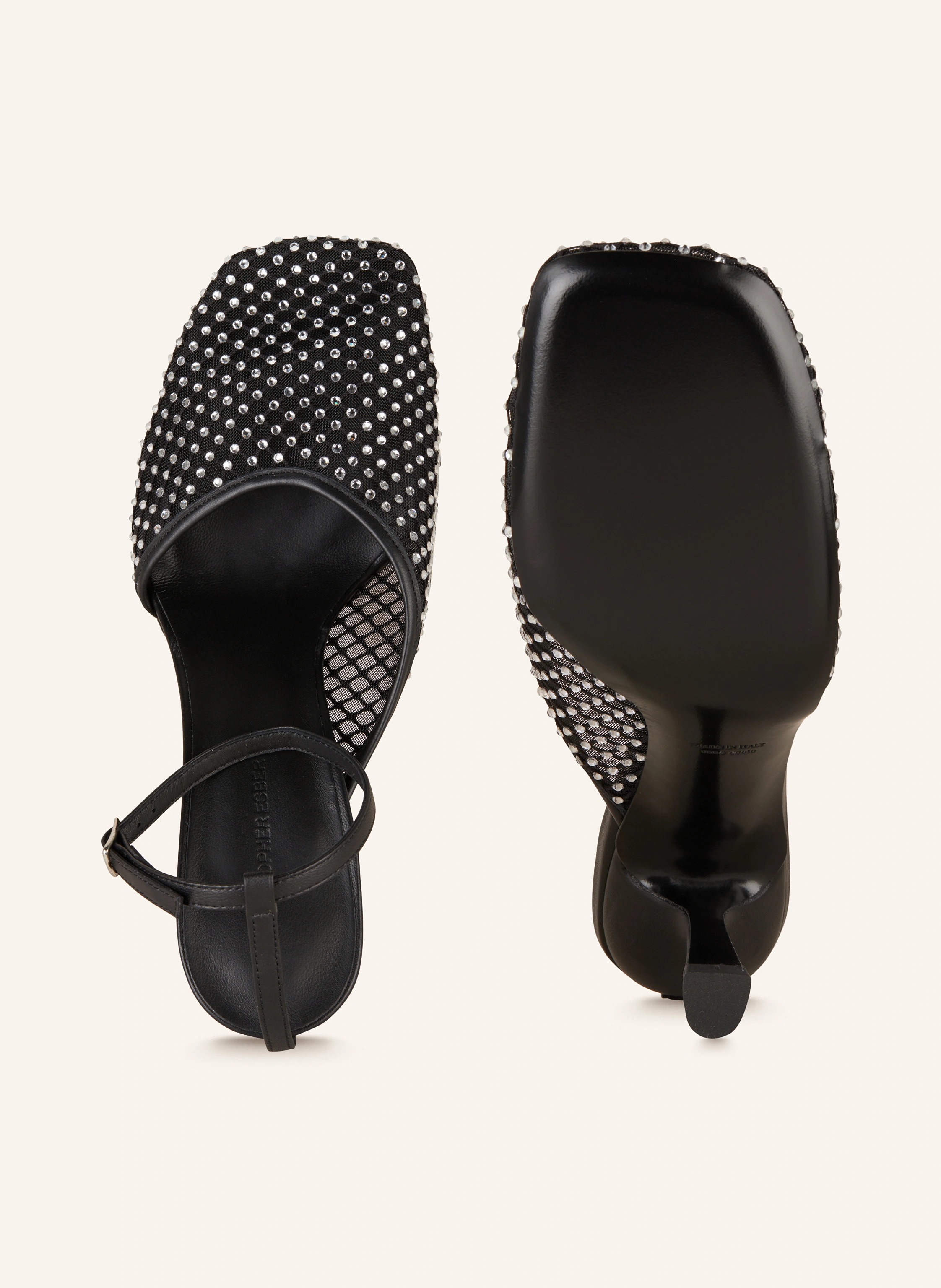 CHRISTOPHER ESBER Slingpumps MINETTE mit Schmucksteinen