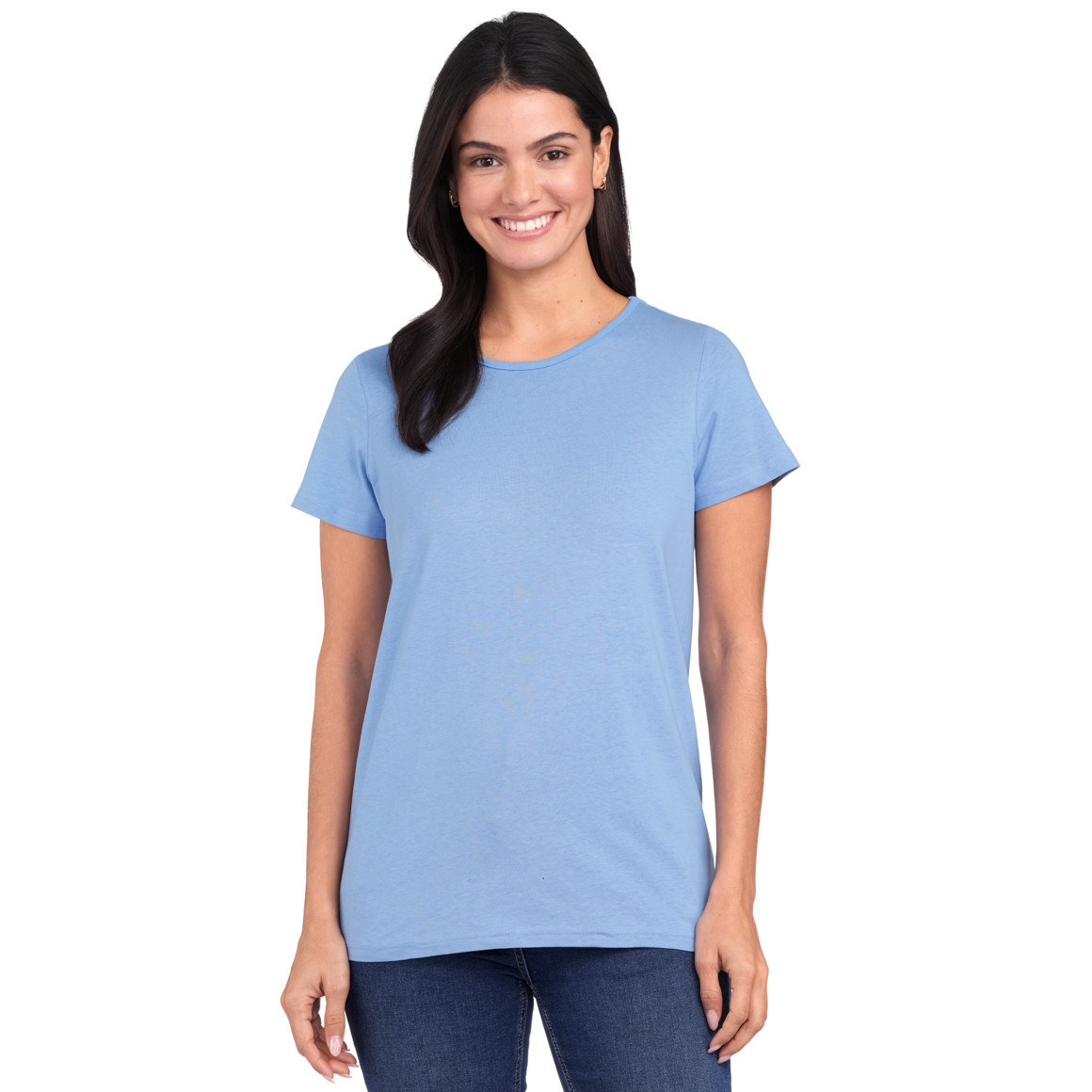 Famy 3 Damen T-Shirts im Set hellblau / weiss / mint