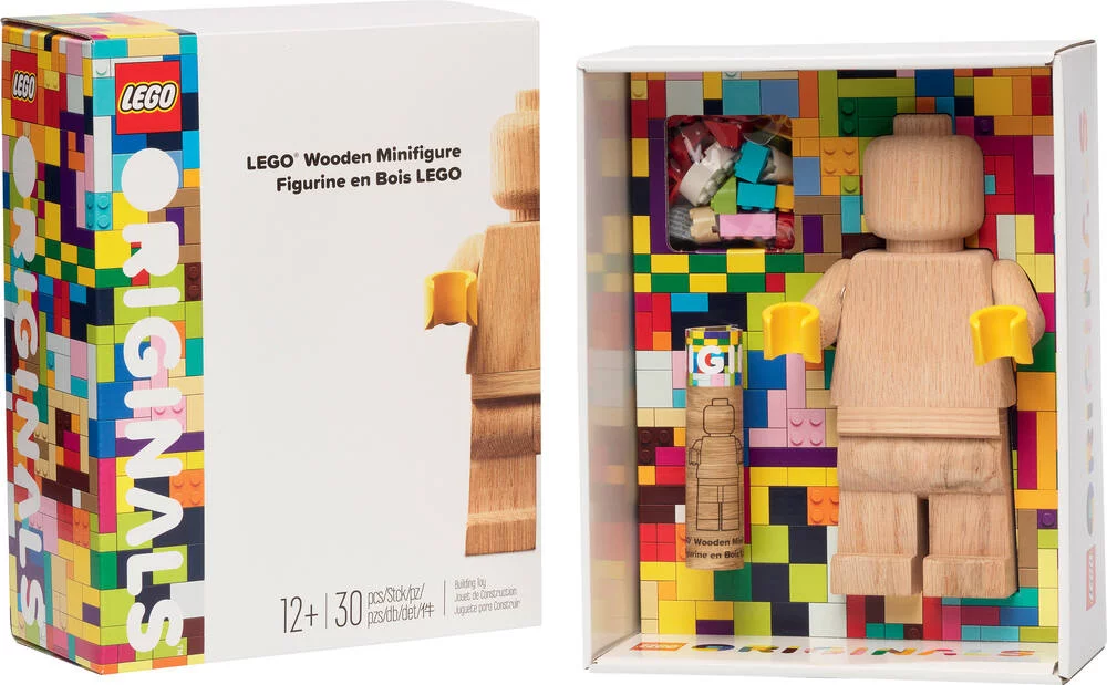 FIGURINE COLLECTOR LEGO EN BOIS