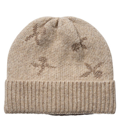 Sofie Schnoor Mütze - Strick - Wolle - Beige