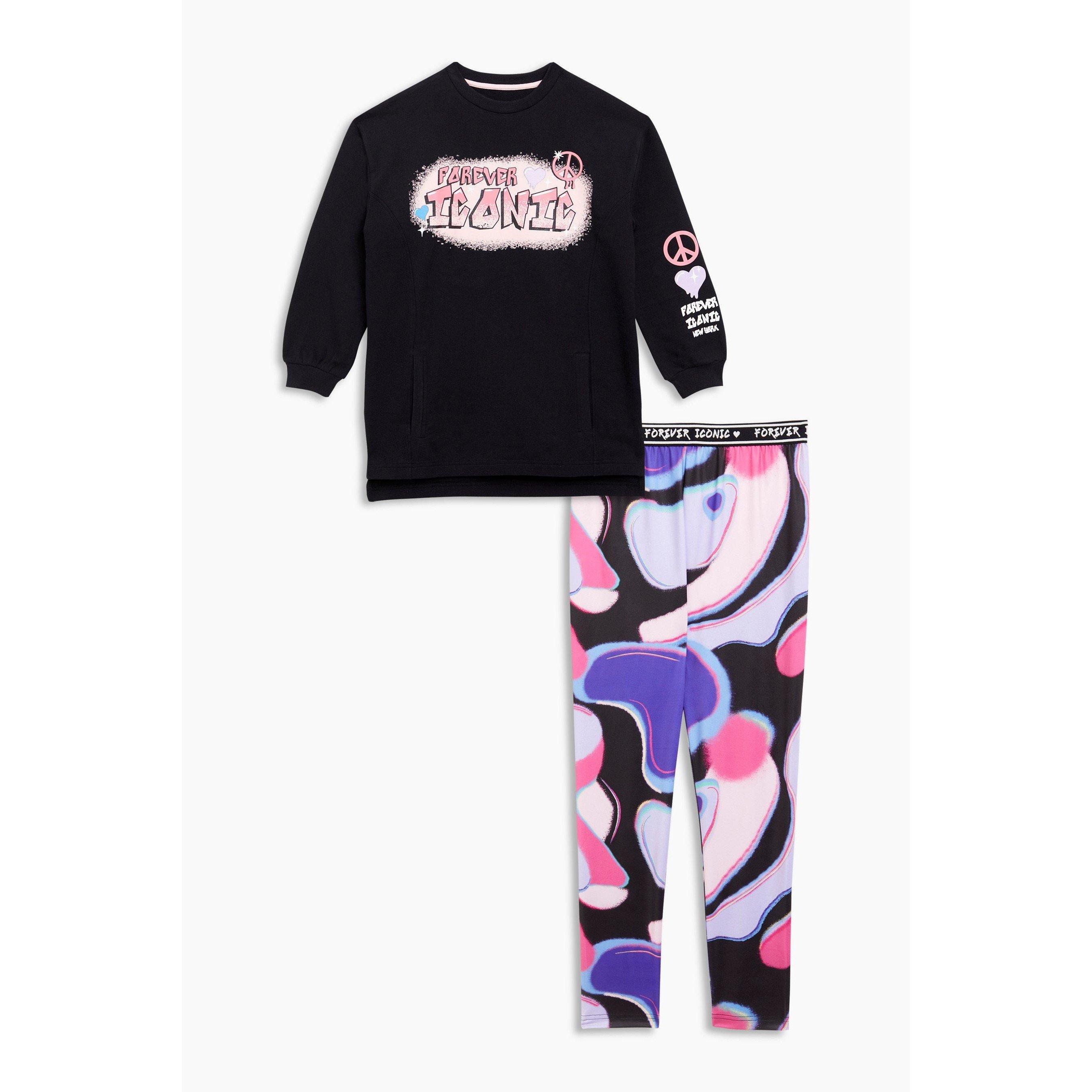 Be You Studio Girls Graffiti Sweatshirt and Legging