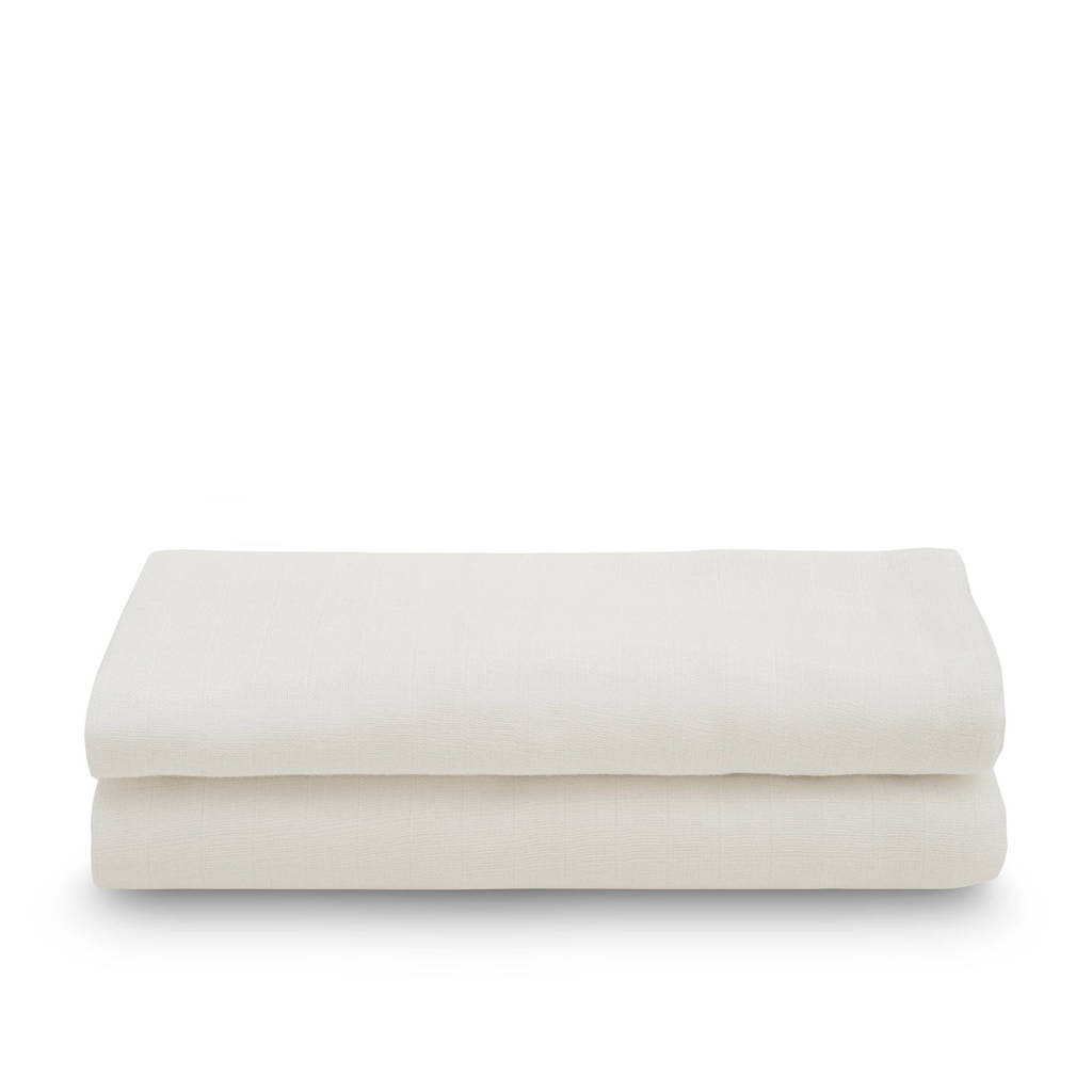 hydrofiel multidoek large 115x115cm - set van 2 Snake white