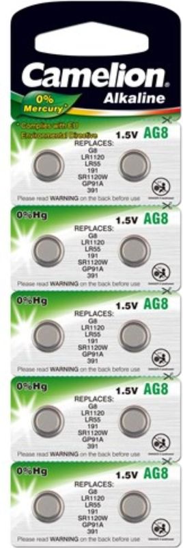 Camelion - 12051008 - Knoopcel Batterij - Alkaline - 1,5V - 10 Stuks