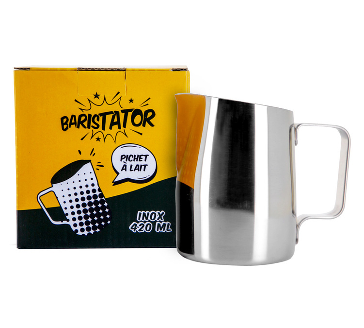 Pichet à lait BARISTATOR en inox 42 cl