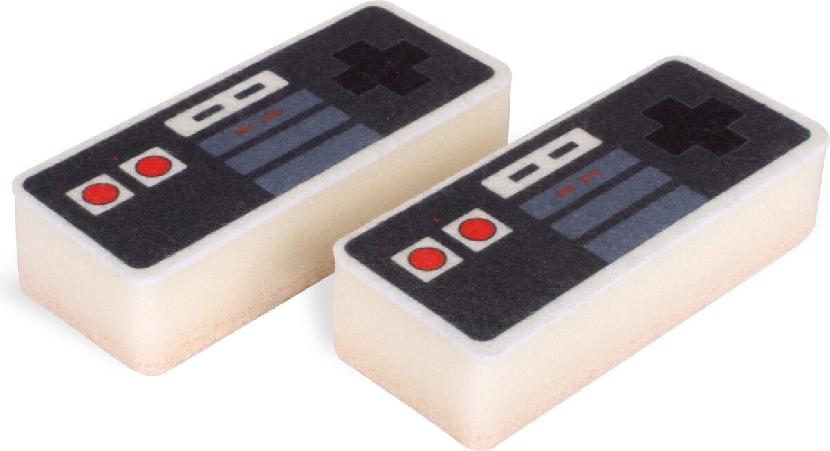Thumbsup - Retro Controller Skuresvampe - 2 Stk