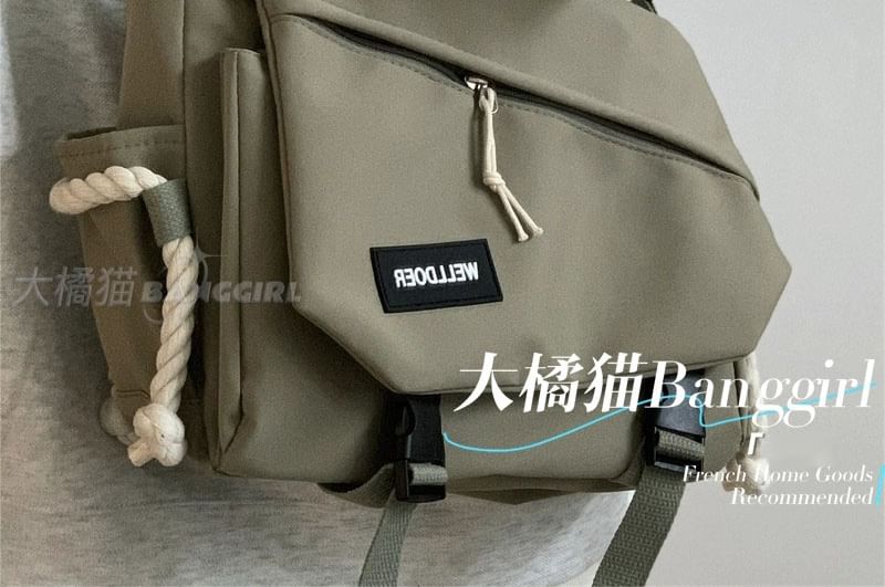 BANGGIRL - Messengerbag met letterflap / accessoire / set