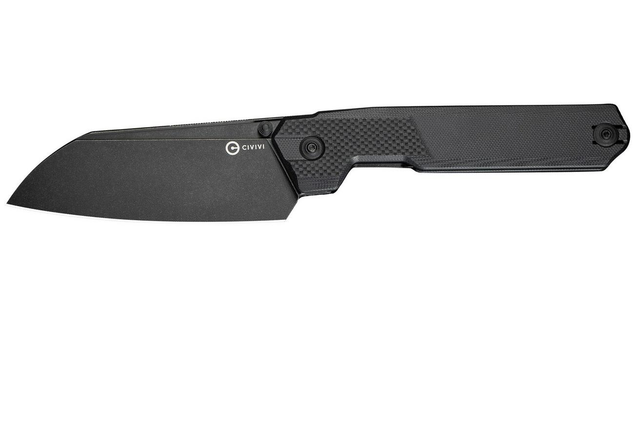 CIVIVI Hid C23008-1 Blackwashed, Black G10, zakmes, Ostap Hel Design