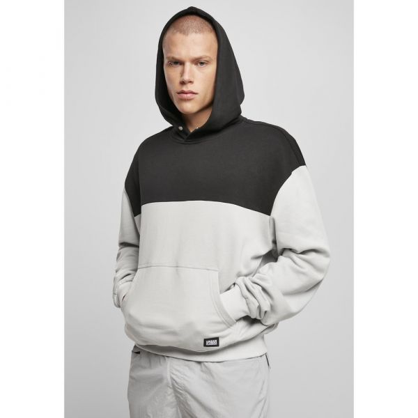 Urban Classics Hoodie Upper Block Cinzento 2XL Homem