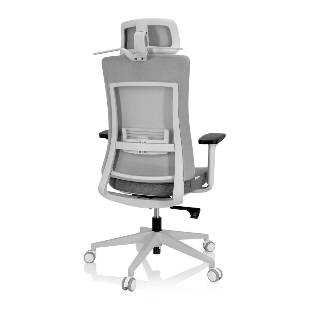 Profi Bürostuhl COMFIO WMH Stoff/Netzstoff mit Armlehnen (höhenverstellbar) hjh OFFICE