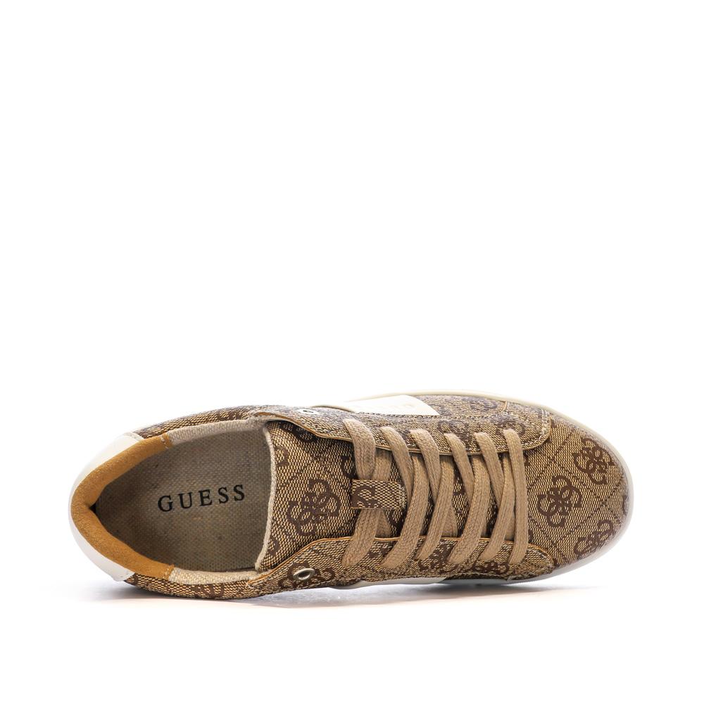 Guess Baskets Blanche/Marron Femme Guess Toda